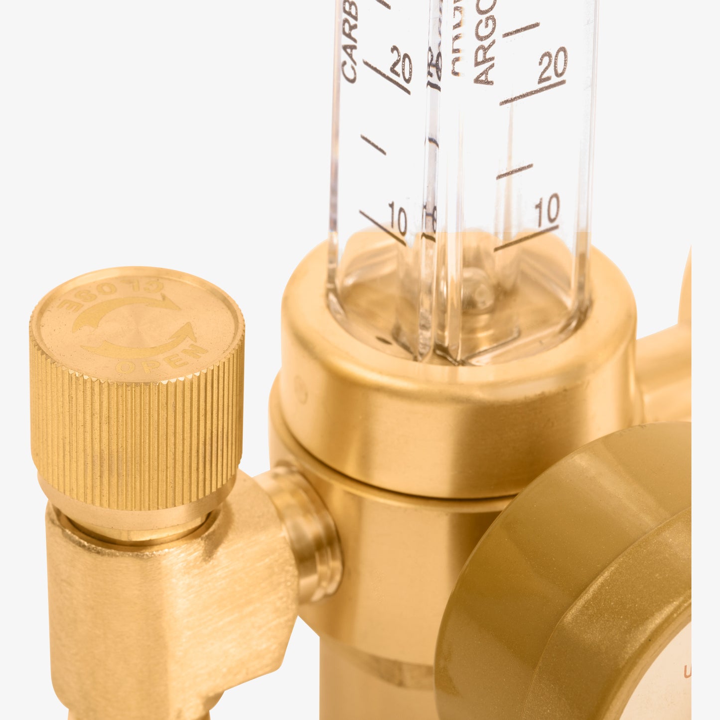 SPARC Argon CO2 Flow Meter MIG TIG + Regulator Welding 0 to 60 CFH CGA580 Inlet Flowmeter